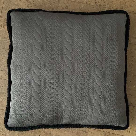 Hand crafted! Boho Granny square crochet retro cushion! Colourful 17”x17” - Picture 4 of 17